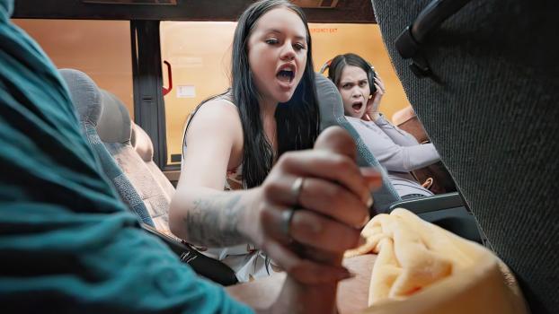 [letspostit] Madalina Moon Wild Bus Ride Angie Faith Porn
