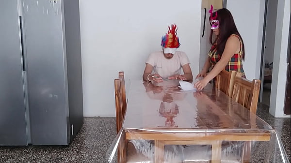 A maid fulfills a dark fetish in front of a man who’s taking care of her at home. Her tits are charming and natural.