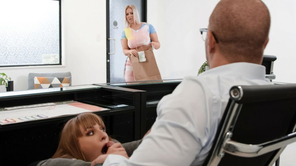 Ganging Up On The Secretary Angel Youngs Jenna Starr Xander Corvus