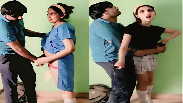 Young Indian Students Sex in Uniform Caught in Classroom